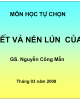 Cố kết và nén lún của đất 