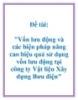 Đề tài: "Vốn lưu động và các biện pháp nâng cao hiệu quả sử dụng vốn lưu động tại công ty Vật liệu Xây dựng Bưu điện"
