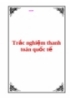 Trắc nghiệm thanh toán quốc tế