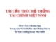 Tái cấu trúc hệ thống tài chính Việt Nam