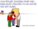 PHƯƠNG PHÁP XÁC  ĐỊNH SUẤT VỐN ĐẦU TƯ VÀ CHỈ SỐ  GIÁ XÂY DỰNG