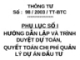 PHỤ LỤC SỐ I HƯỚNG DẪN LẬP VÀ TRÌNH DUYỆT DỰ TOÁN,  QUYẾT TOÁN CHI PHÍ QUẢN LÝ DỰ ÁN ĐẦU TƯ
