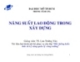 Năng suất lao động trong xây dựng
