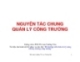 Bài giảng Nguyên tắc chung quản lý công trường - PGS.TS. Lưu Trường Văn