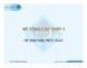 Bài giảng Bê tông cốt thép 3: Hệ dầm sàn trực giao - ThS. Lê Nông