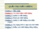 Bài giảng Quản trị chất lượng: Chương 2