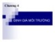 Bài giảng Kinh tế môi trường: Chương 4 - Ngô Văn Mẫn