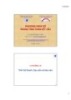 Bài giảng Phương pháp số trong tính toán kết cấu: Chương 3 - TS. Nguyễn Ngọc Tuyển