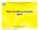 Bài giảng Quản trị chiến lược - Chương 2: Phân tích môi trường bên ngoài
