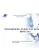 Bài giảng Thẩm định dự án đầu tư xây dựng - bất động sản