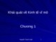 Bài giảng Kinh tế vĩ mô: Chương 1 - GV. Nguyễn Thanh Xuân