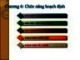 Bài giảng Quản trị học - Chương 6: Chức năng hoạch định