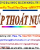 Bài giảng Cấp thoát nước - Chương 8: Phần mềm EPANET và SWMM