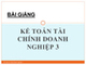 Bài giảng Kế toán tài chính doanh nghiệp 3