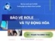 Bài giảng Bảo vệ Rơle & tự động hóa: Chương 1 - Phạm Thị Minh Thái
