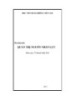 Bài giảng Quản trị nguồn nhân lực - TS Huỳnh Minh Triết