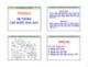 Bài giảng Cấp thoát nước - Chương 2: Hệ thống cấp nước khu vực