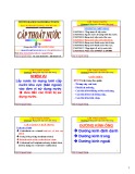 Bài giảng Cấp thoát nước: Chương 4 - PGS.TS. Nguyễn Thống