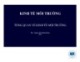 Bài giảng Kinh tế môi trường - Chương 0: Tổng quan về kinh tế môi trường