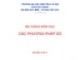 Bài giảng Các phương pháp số: Chương 1