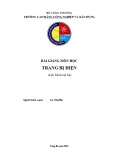 Bài giảng Trang bị điện 