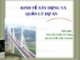 Bài giảng Kinh tế xây dựng và quản lý - Chương 1