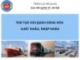 Bài giảng Thủ tục hải quan hàng hóa xuất khẩu, nhập khẩu